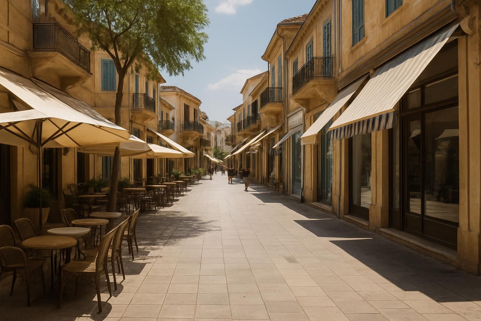 High streets in Cyprus