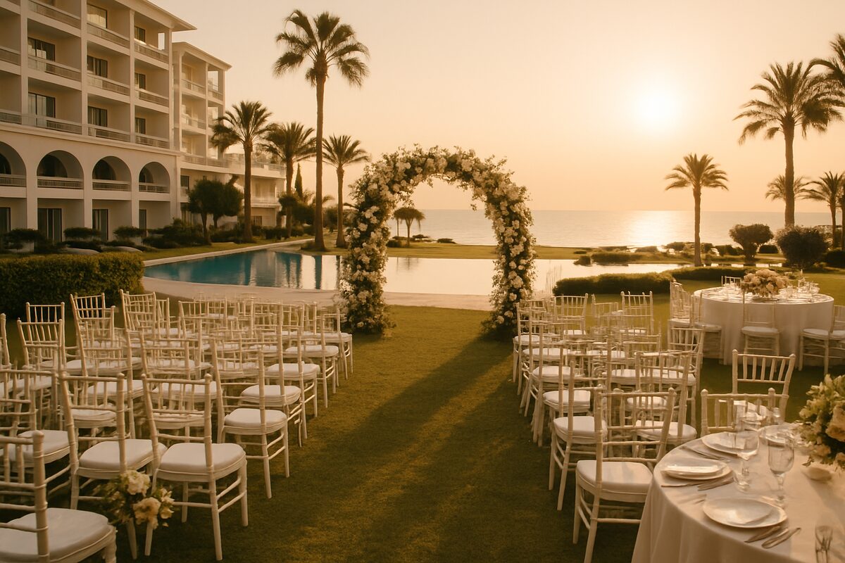 Amathus Beach Hotel Hochzeit Einstellung (illustrativ)