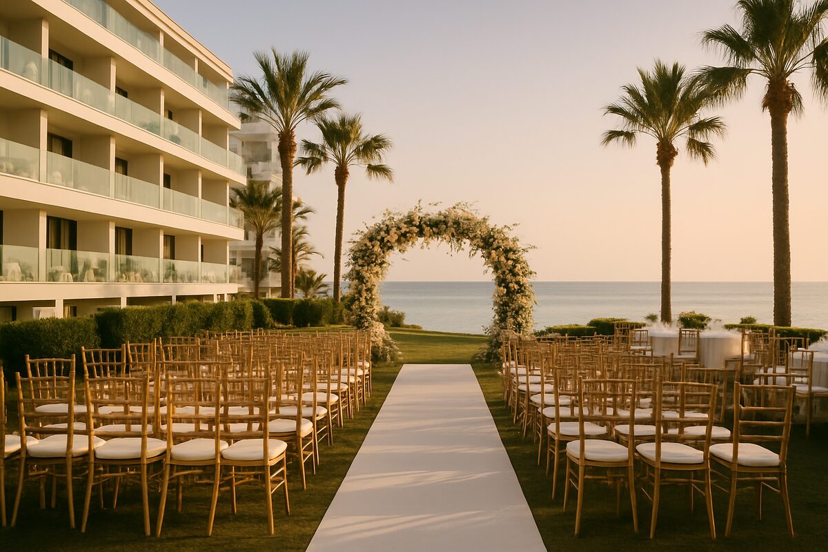 Cavo Zoe Seaside Hotel Hochzeit Einstellung (illustrativ)