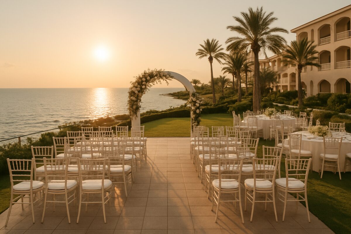 King Evelthon Beach Hotel Hochzeit Einstellung (illustrativ)