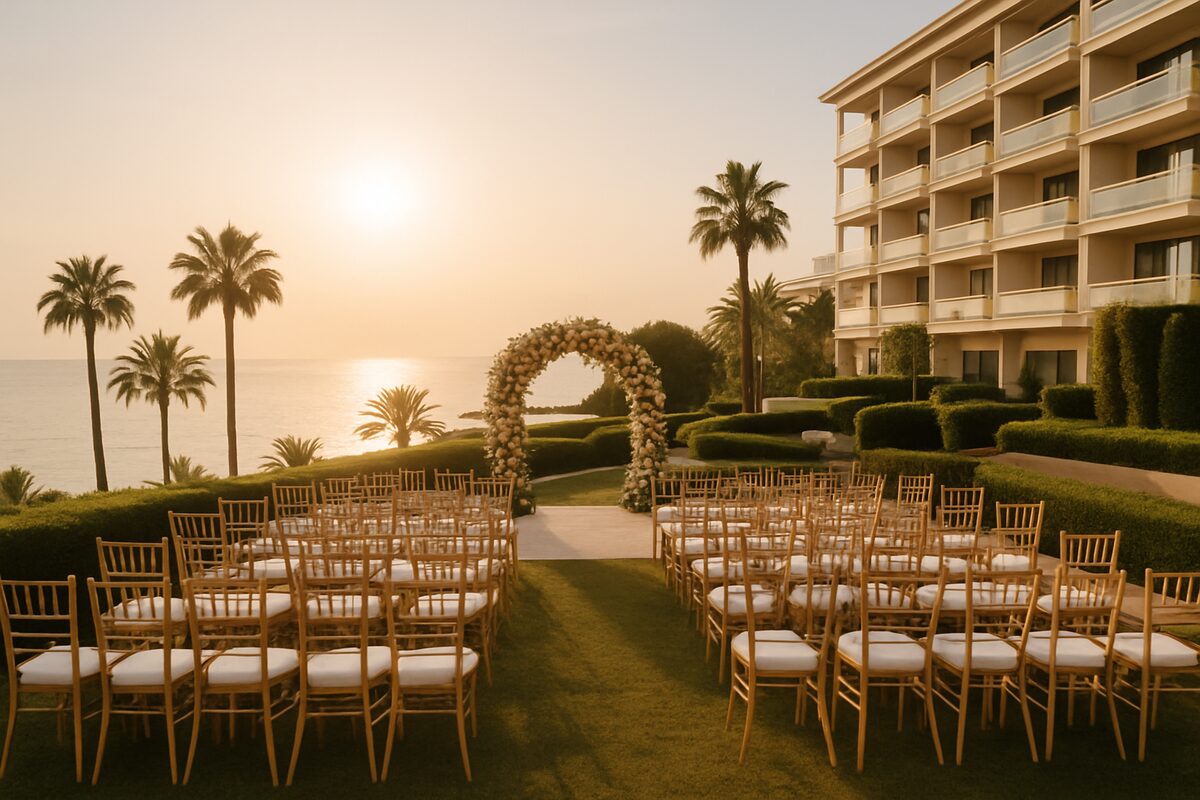 Ο χώρος γάμου στο Crowne Plaza Limassol (ενδεικτικό)