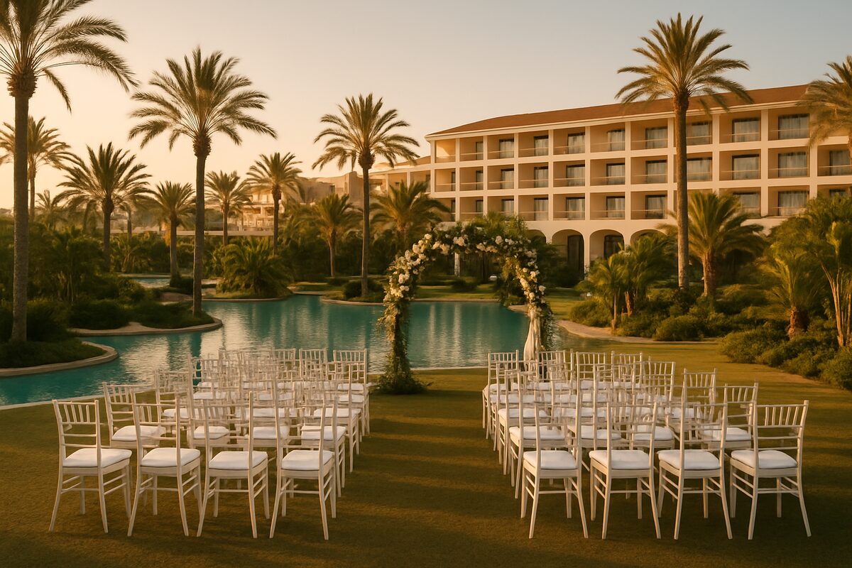Στήσιμο γάμου στο Olympic Lagoon Resort Paphos (ενδεικτικό)