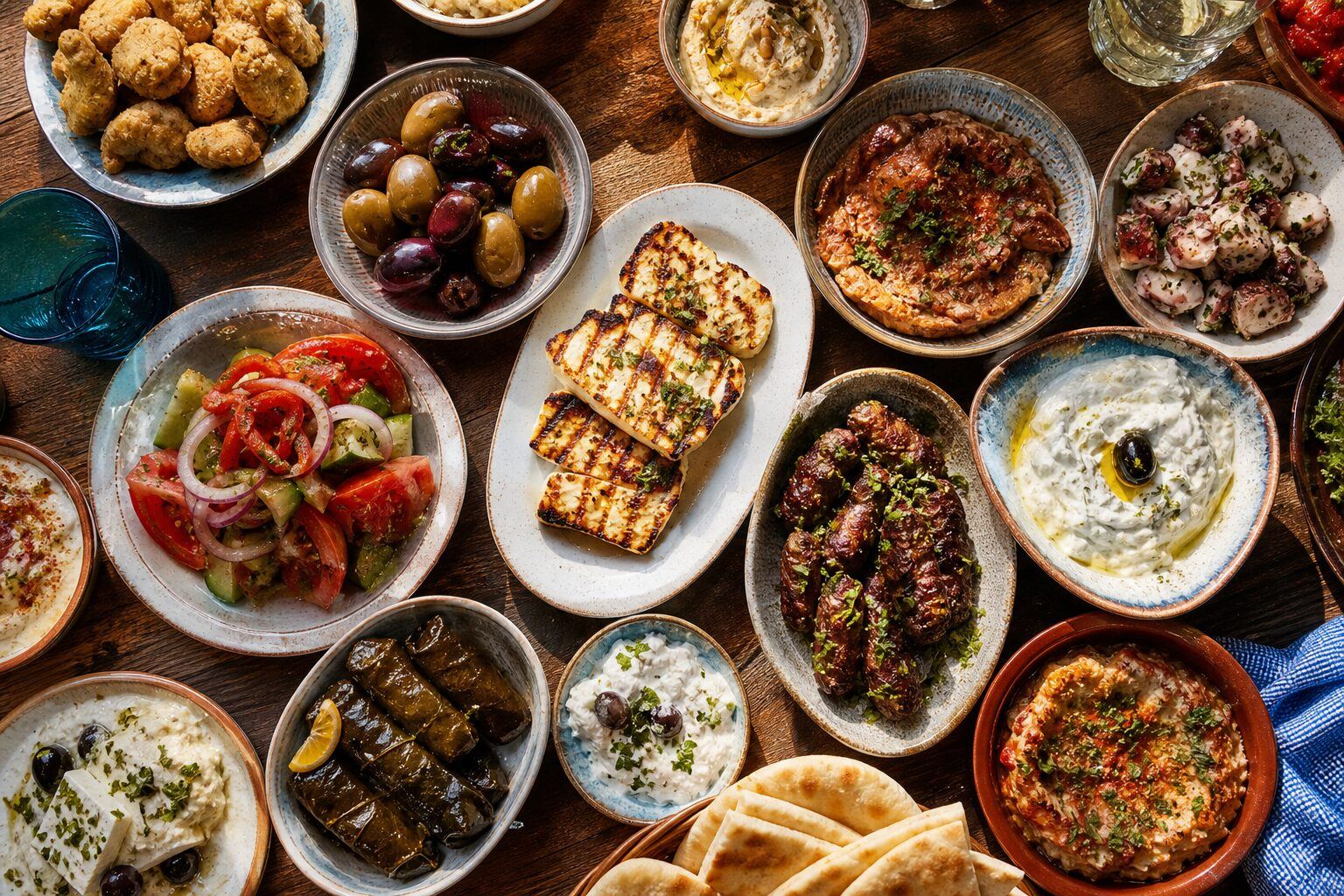 The Cyprus meze: how it works and what actually arrives