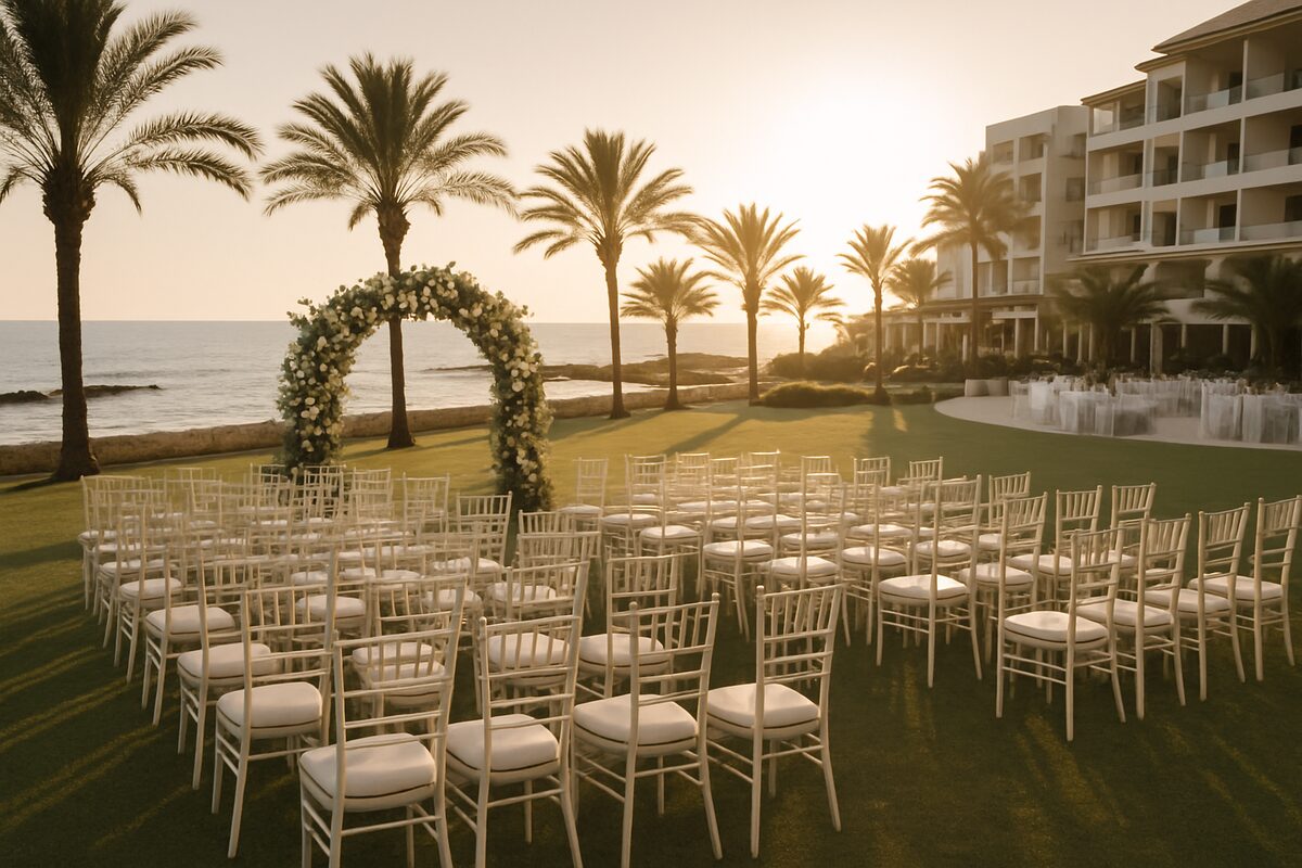 בסביבה הקרובה של Amavi Wedding Setup (illustrative)