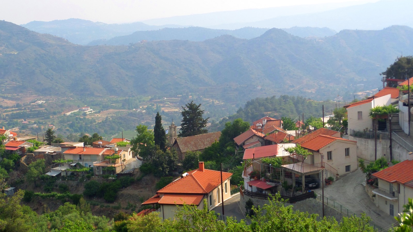 Zoopigi village in the Commandaria wine region of Cyprus