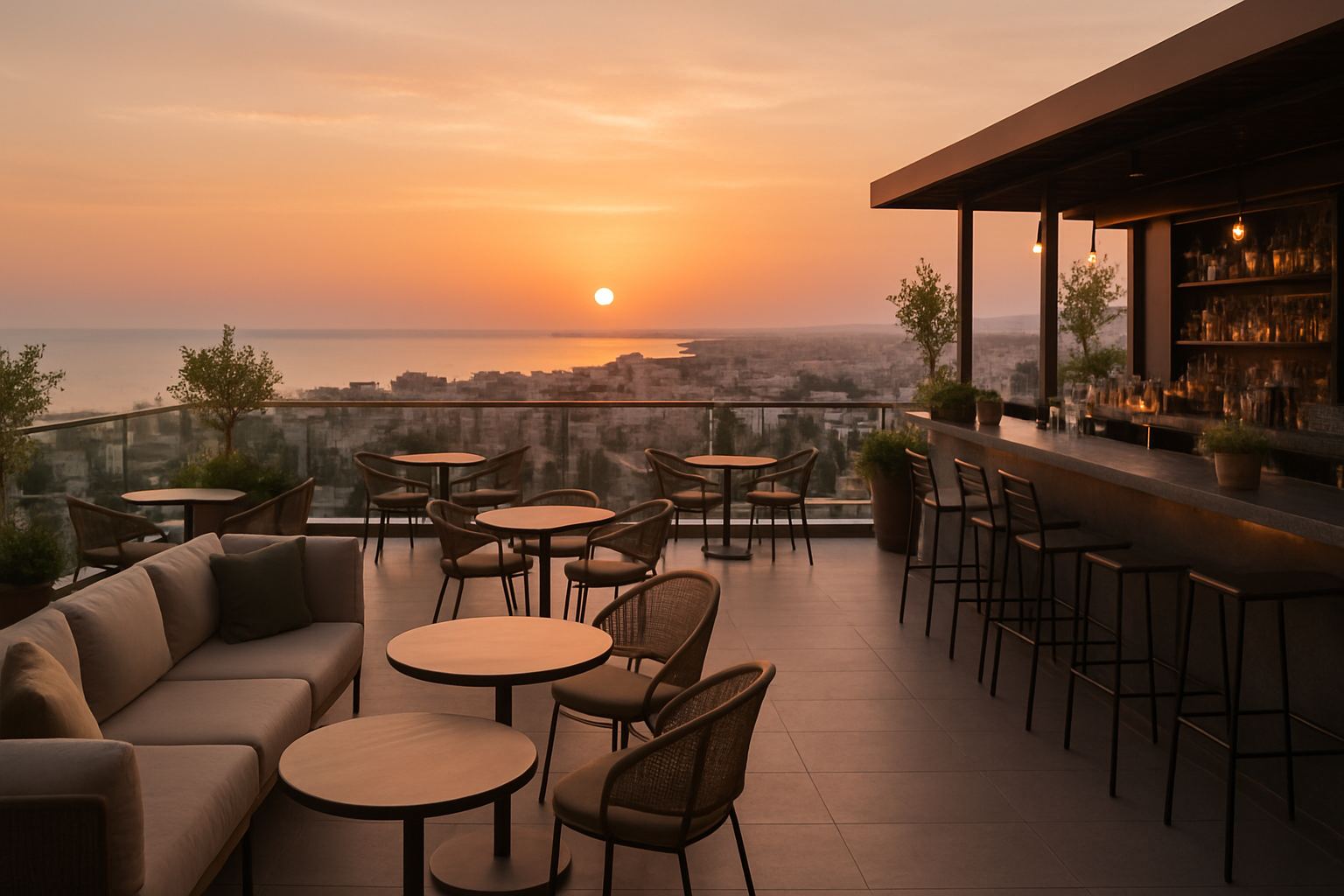 Limassol's Rooftop Bars: Sip Cocktails with a View