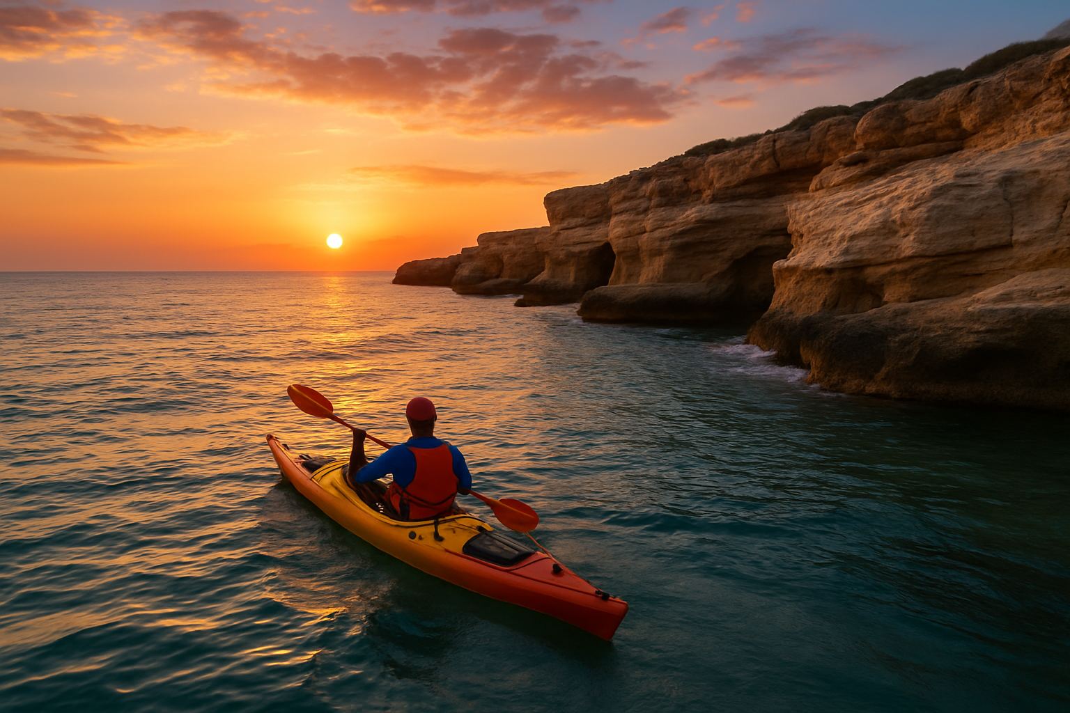 Sunset Kayaking Adventures: Discovering Cyprus' Coastal Beauty