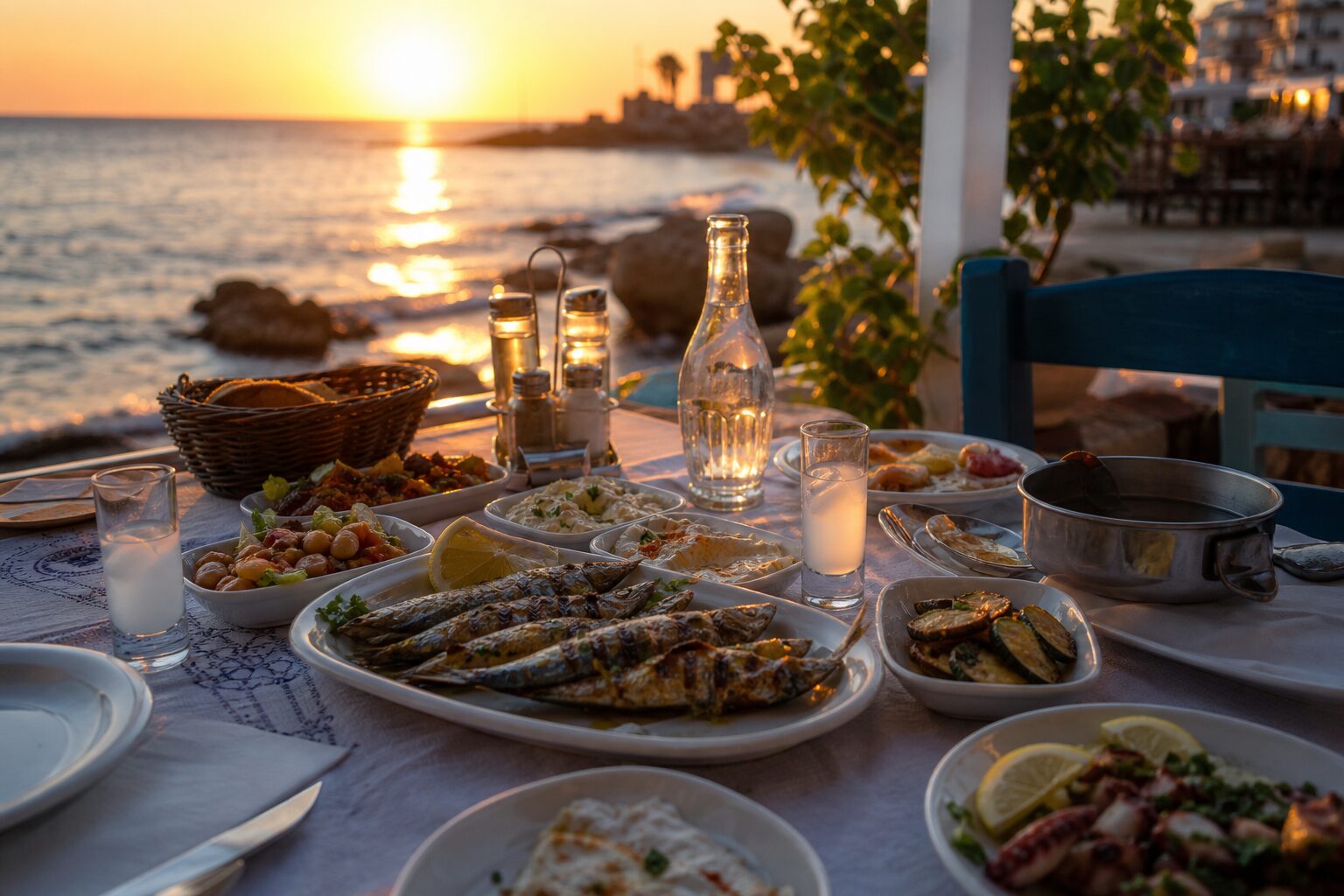 Ouzeri by the Sea