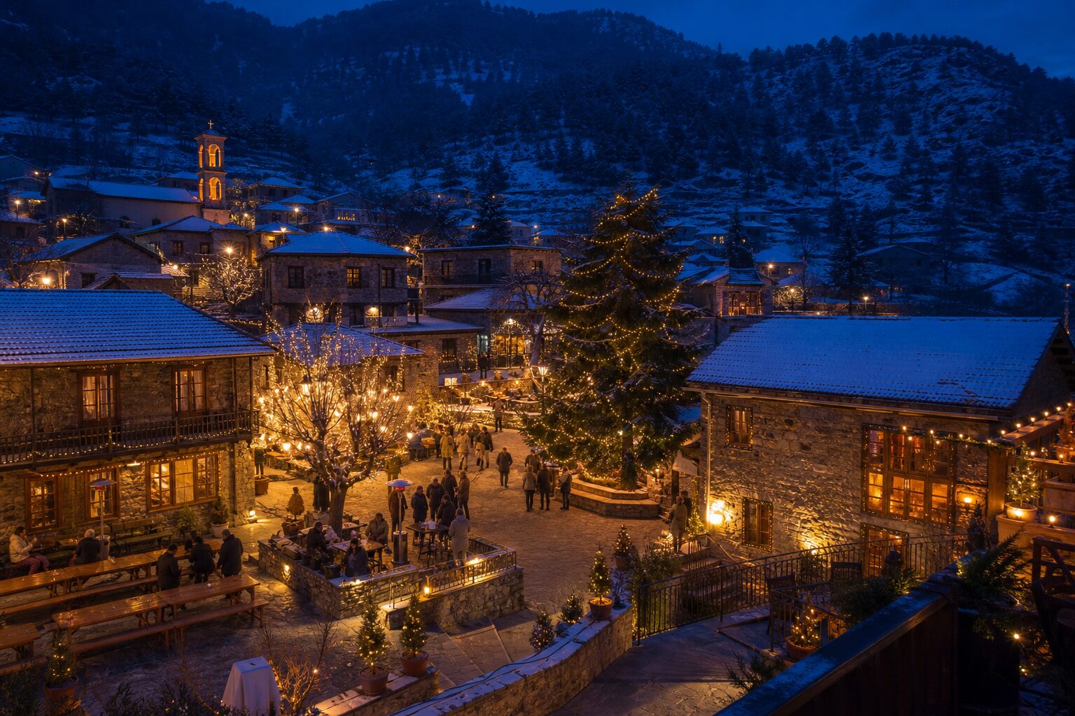 Mountain Village Christmas