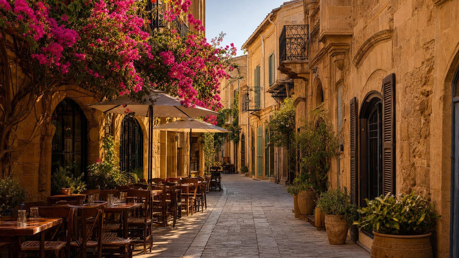 City streets of Nicosia, Cyprus
