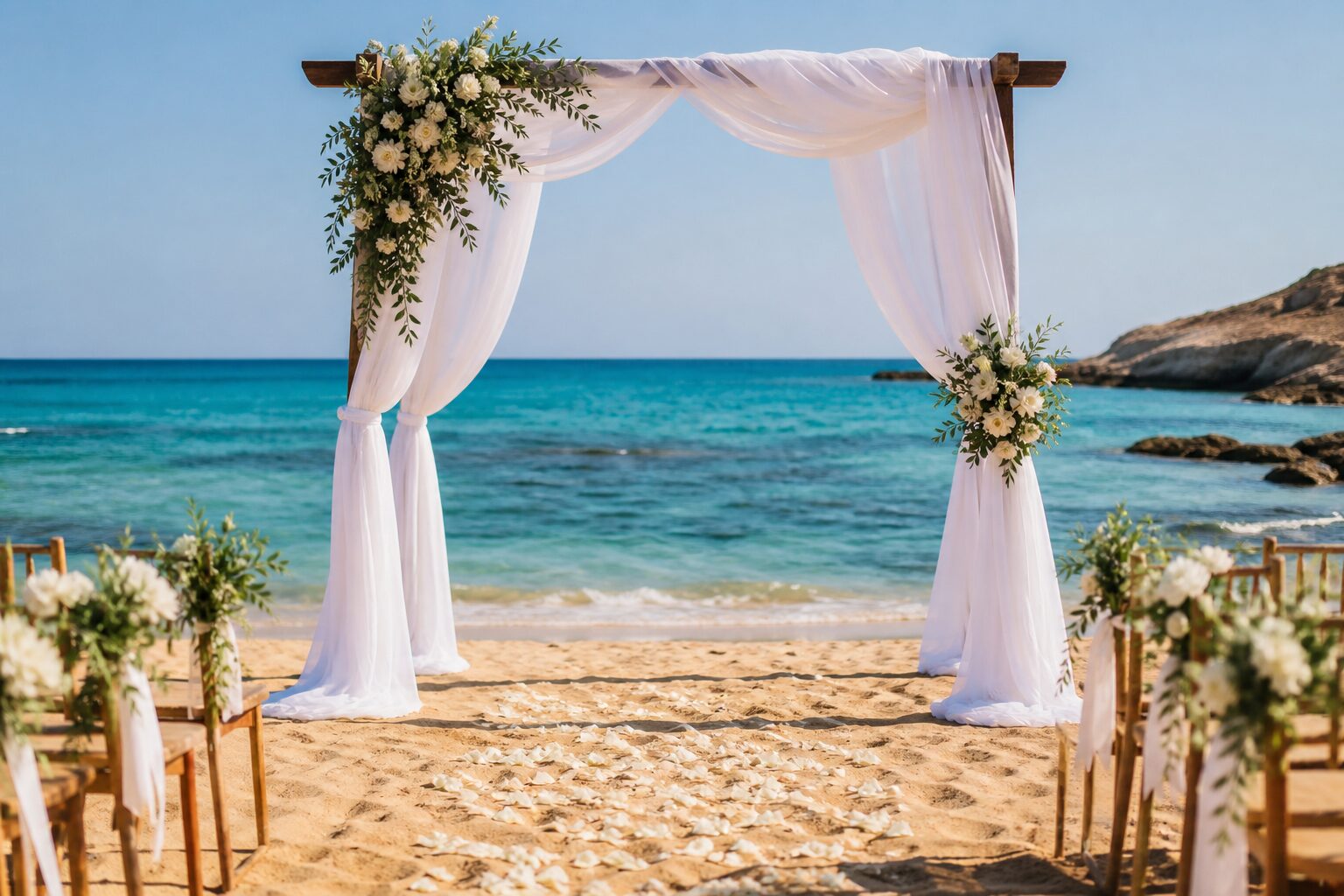 Beach weddings in Cyprus