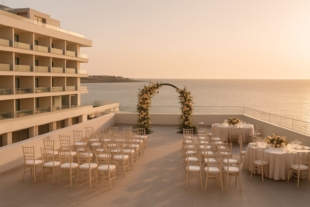 Almyra wedding setting (illustrative)
