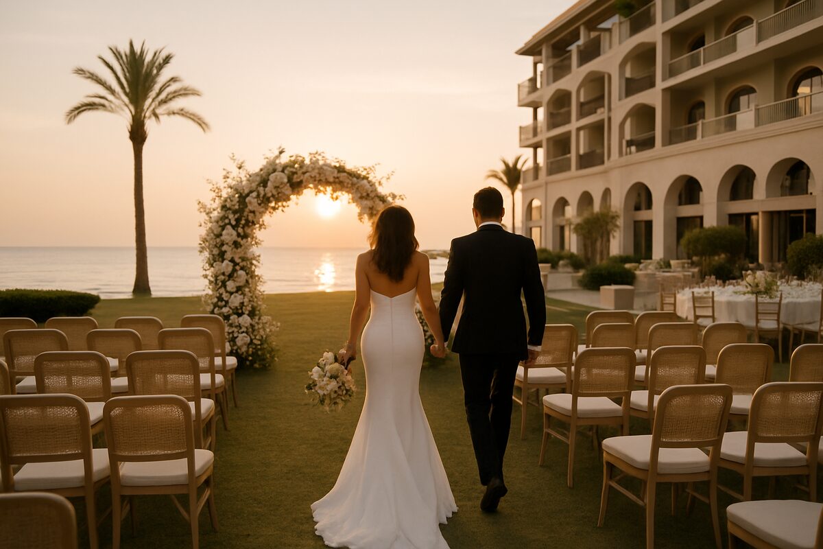 Amara wedding setting (illustrative)