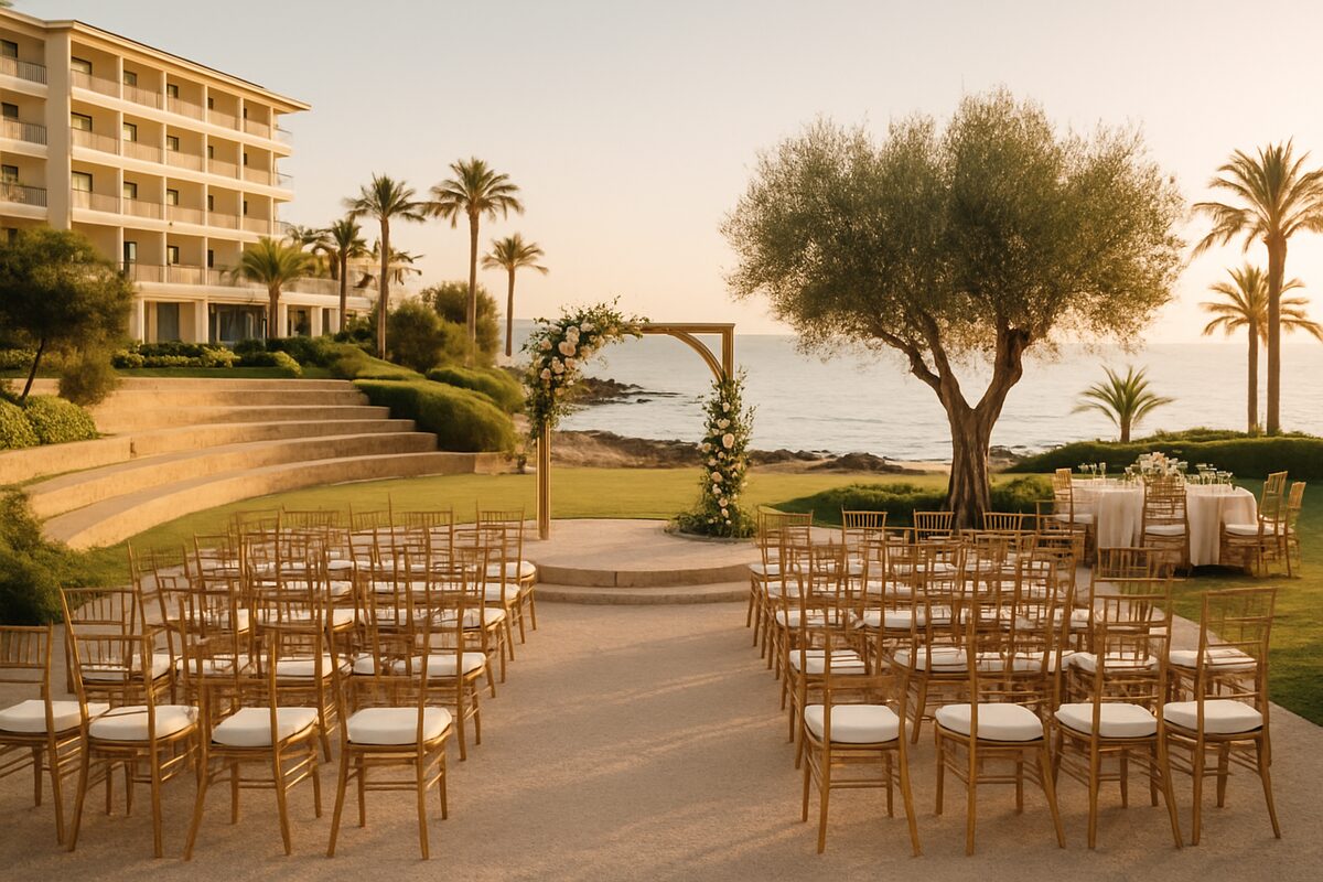Elysium wedding setting (illustrative)