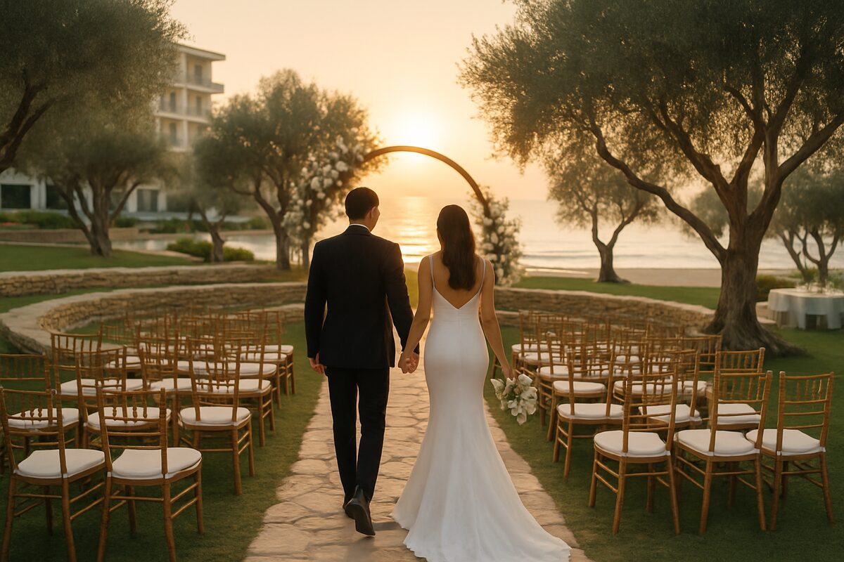 Elysium wedding setting (illustrative)