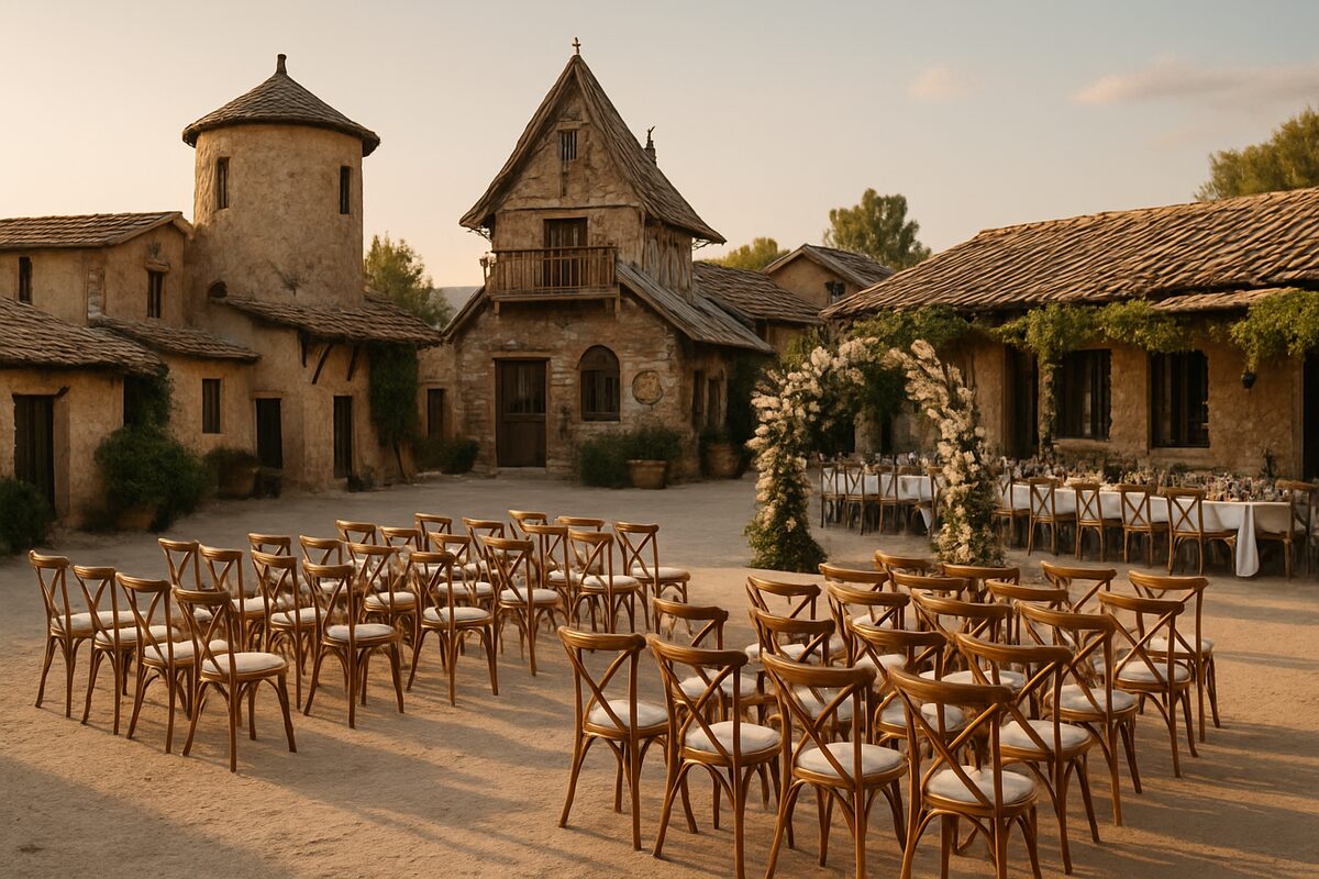 Euphoria Art Land wedding setting (illustrative)