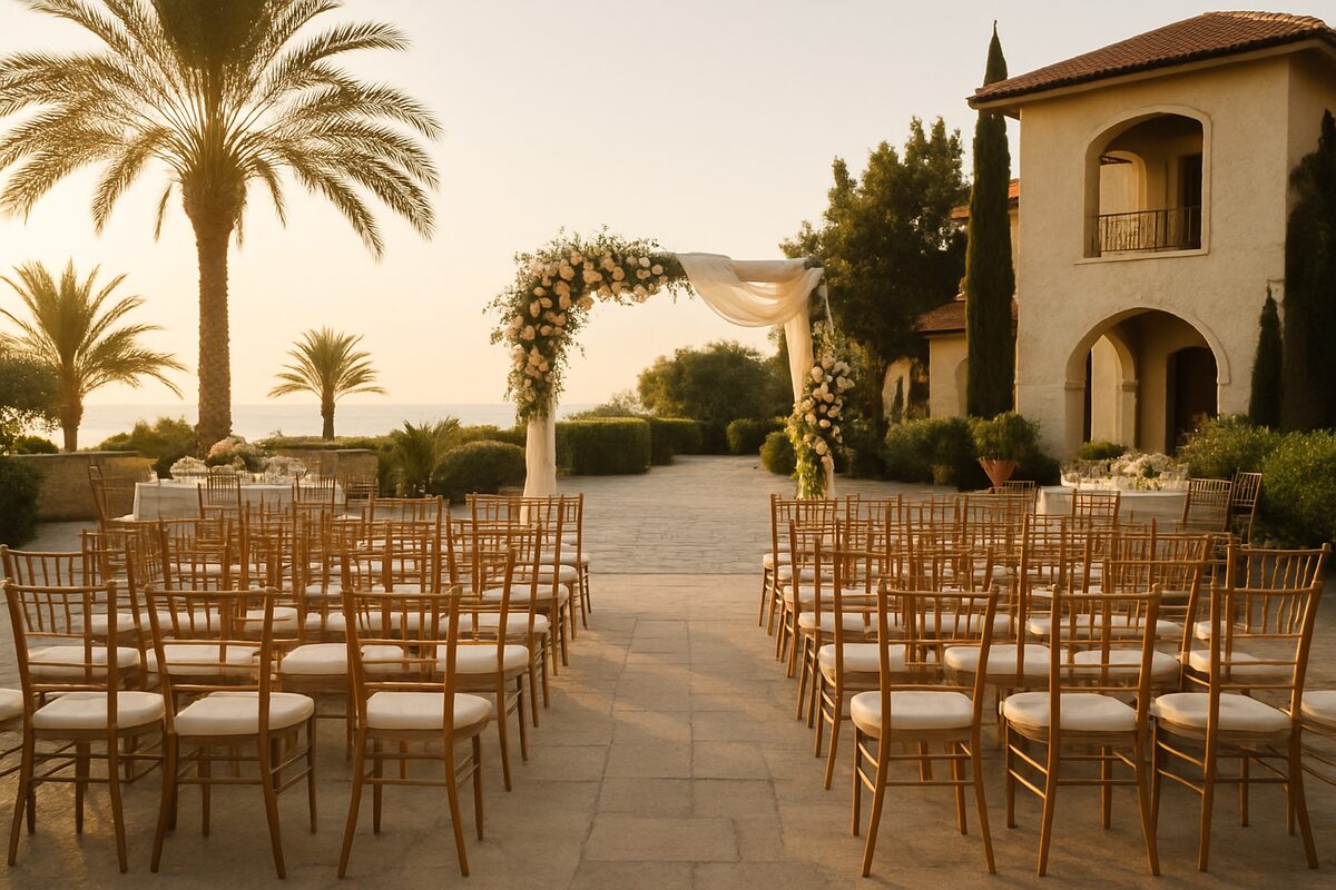 Germasogeia Town Hall wedding setting (illustrative)