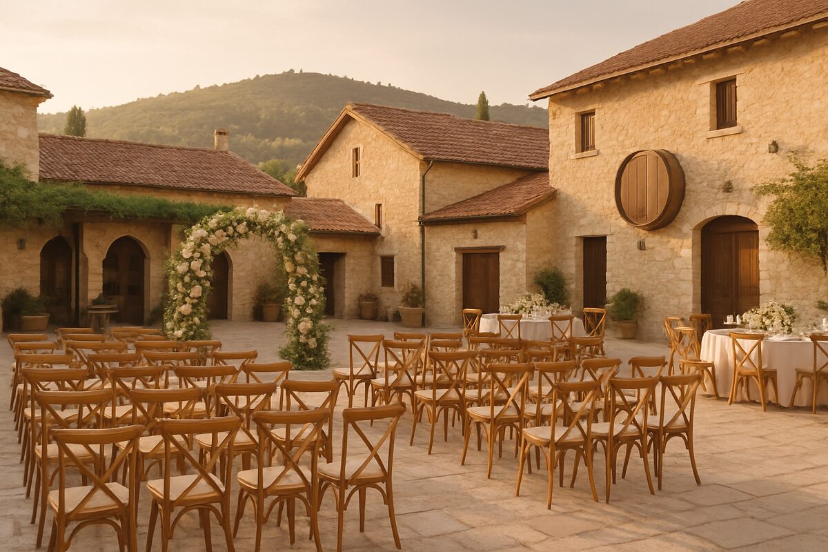 Ktima Gerolemo wedding setting (illustrative)