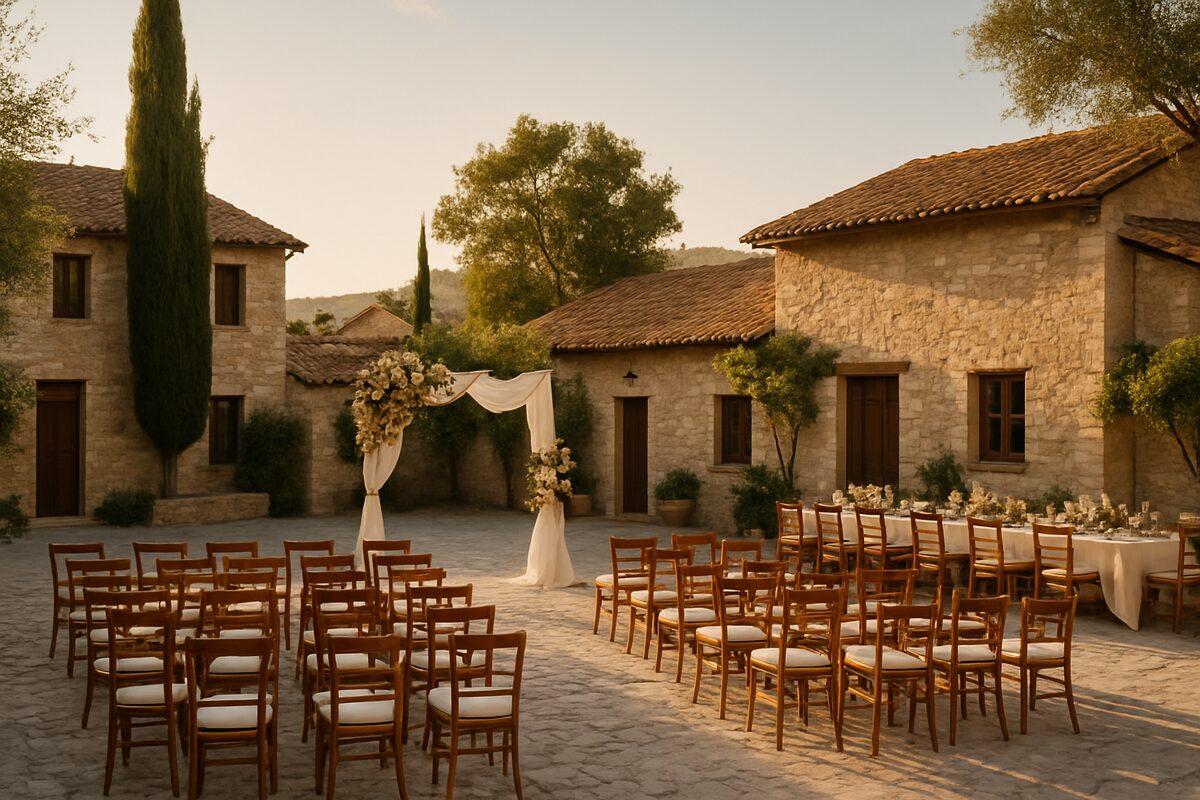 Lania village wedding setting (illustrative)