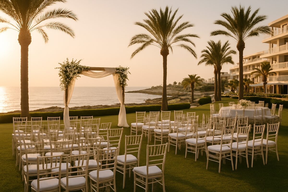 Louis Phaethon Beach wedding setting (illustrative)