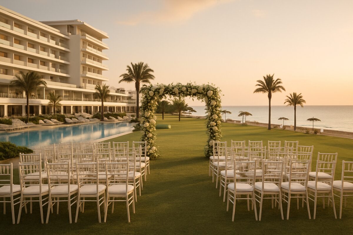 Olympic Lagoon Resort Ayia Napa wedding setting (illustrative)