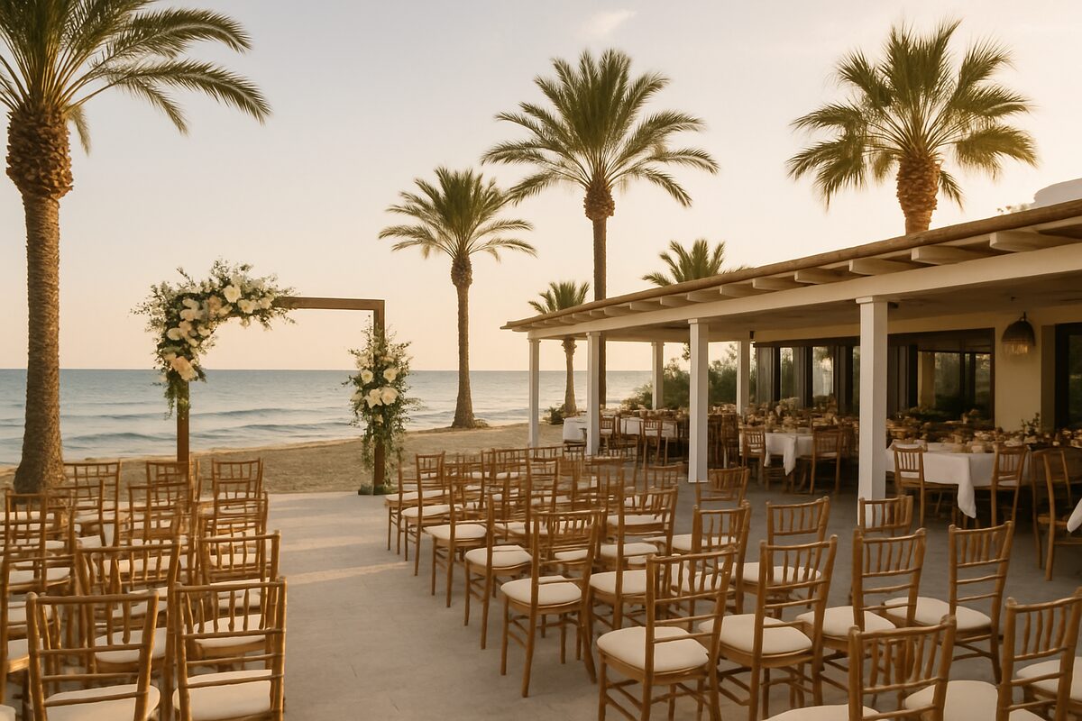 The Nautical Club wedding setting (illustrative)