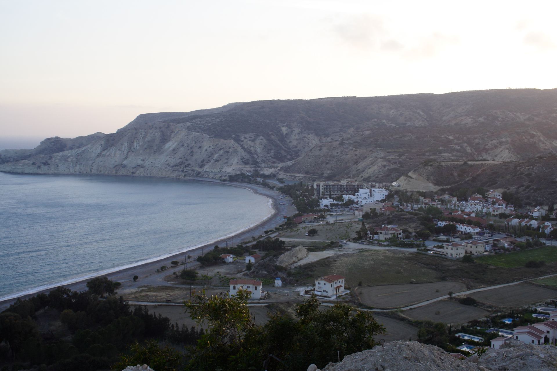 White cliffs at Cape Aspro, Pissouri, Cyprus