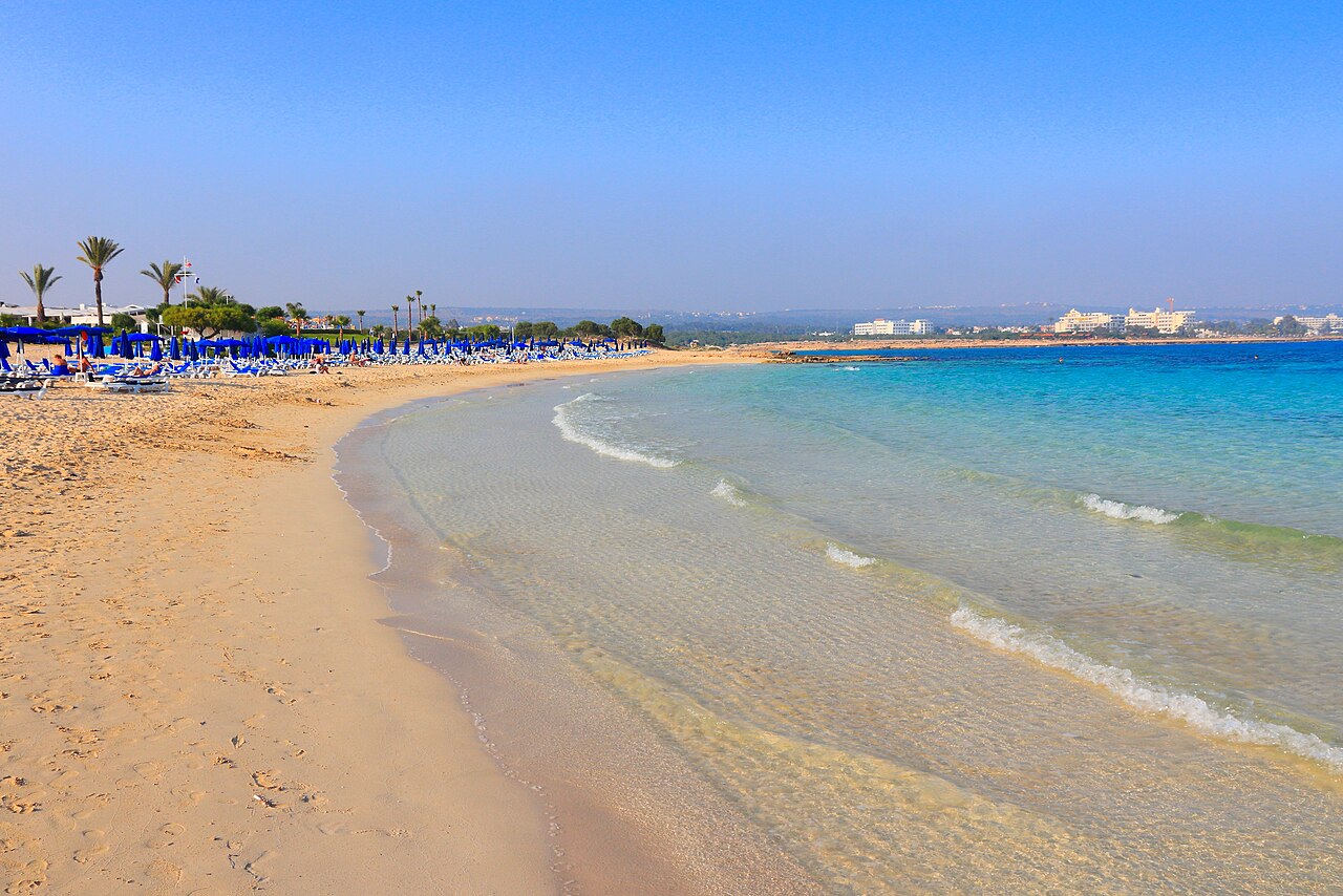 Makronissos Beach, Ayia Napa, Cypr